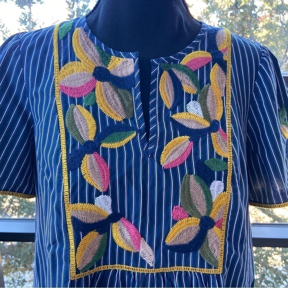 MADEWELL Women’s Blouse Sz S Cottage Core Floral Core Hyperfeminine Sustainable - Picture 2 of 10